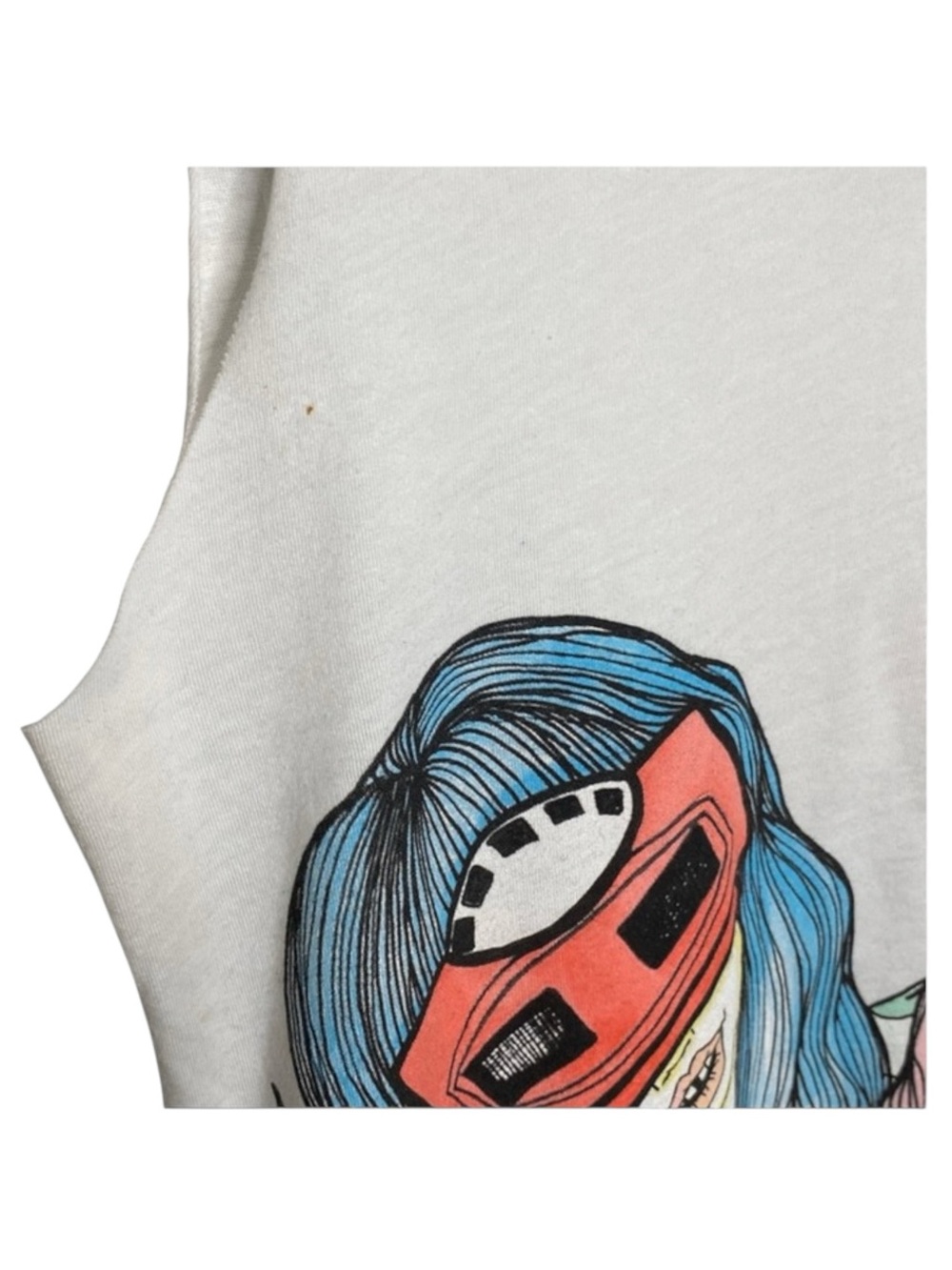 VHTF: Valfre ☻ Vision Girls Weed 3D Muscle Tee ☻ Hand Drawn Graphics ☻︎ Small - Picture 8 of 16